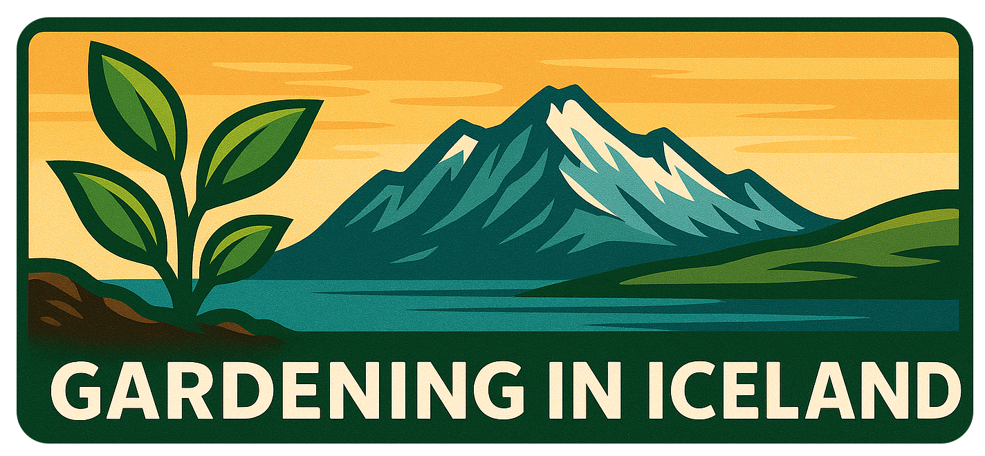 Gardening in Iceland logo
